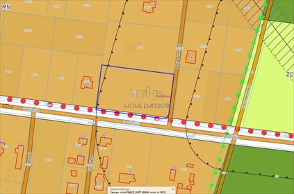 Działka 4070 m² pod zabudowę jednorodzinną, media przy granicy działka Prace Duże, Do Łosia