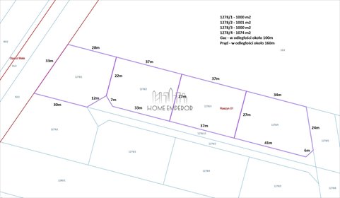 Sprzedam działki pod zabudowę w Raszynie 1000 m² każda działka Raszyn, Słowikowskiego