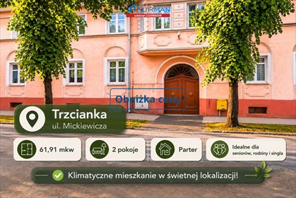 Przestronne 2-pokojowe mieszkanie po remoncie w centrum Trzcianki mieszkanie Trzcianka