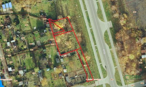 działka na sprzedaż 1223m2 działka Bytom, Stroszek, Przy Kopalni Bytom