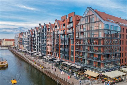 Apartament z balkonem z widokiem na Motławę i Stare Miasto. mieszkanie Gdańsk, Chmielna