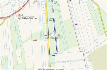 Działka 8 300 m² w Józefowie, media przy granicy - polecam! działka Józefów, Długa