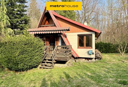 Urokliwa działka z domkiem, kominek, altanka, las dom Jaworze, Jodłowa