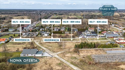 działka na sprzedaż 809m2 działka Zduńska Wola, Wisławy Szymborskiej