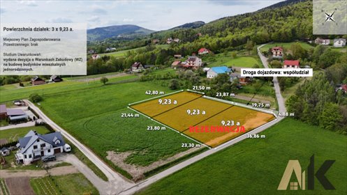 działka na sprzedaż 900m2 działka Kłodne