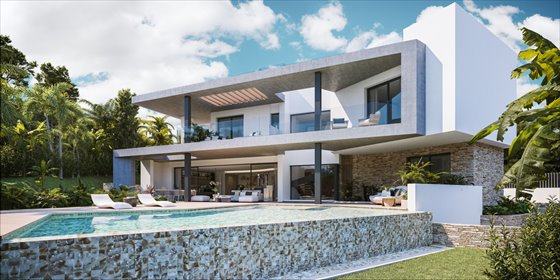 Ekskluzywna willa 600 m² z basenem na Złotej Mili dom Marbella Golden Mile