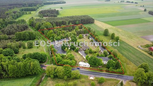 Teren inwestycyjny z budynkami, 2,5 ha, przy drodze działka Lututów, Wrocławska