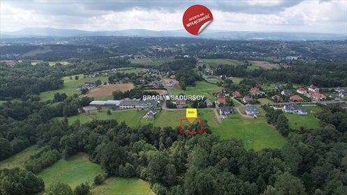 działka na sprzedaż 803m2 działka Siepraw