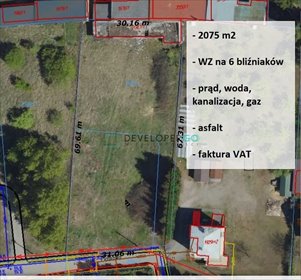 działka na sprzedaż 2075m2 działka Wasilków, Piaskowa