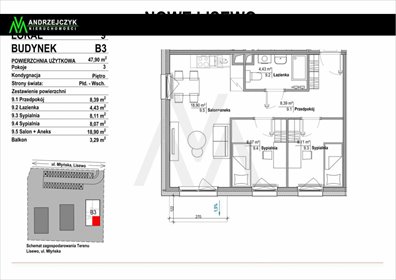 mieszkanie na sprzedaż 48m2 mieszkanie Lisewo, Nowe Lisewo, Nowe Lisewo, Młyńska