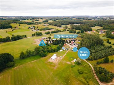 działka na sprzedaż 1005m2 działka Łebno