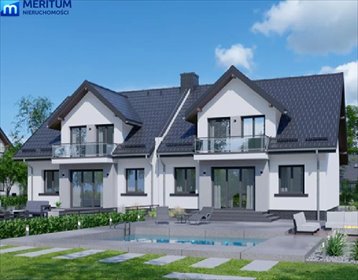 Nowoczesny bliźniak 135m2 z dużą działką, stan deweloperski dom Osowiec