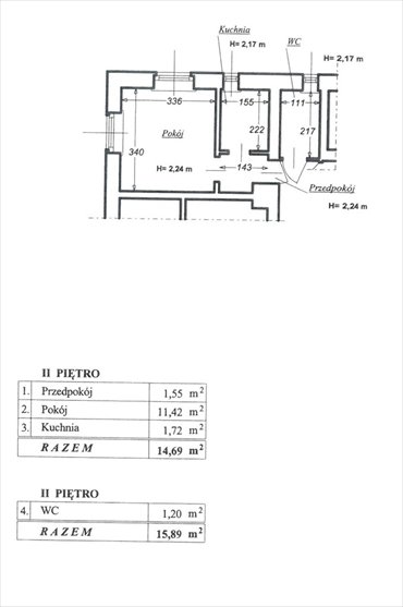 mieszkanie na sprzedaż Lądek-Zdrój Tadeusza Kościuszki 14,69 m2