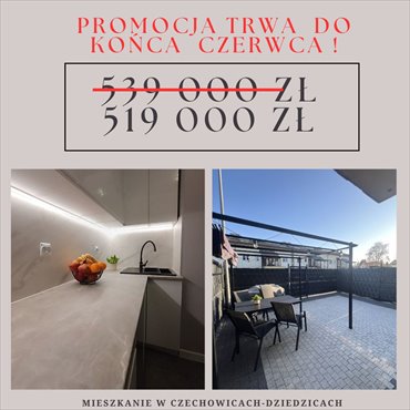 mieszkanie na sprzedaż 61m2 mieszkanie Czechowice-Dziedzice
