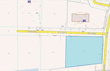 Działka budowlana 1548 m2 z uzbrojeniem i służebnością działka Budziska