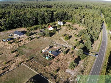 Polecam działkę 1503 m² pod zabudowę jednorodzinną z mediami działka Miłowo