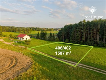 działka na sprzedaż 1507m2 działka Kieźliny