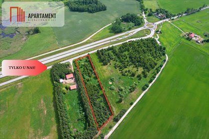Działka inwestycyjna pod obsługę podróżnych, 10 501 m2 działka Turowo