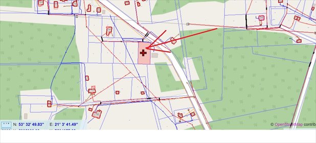 Sprzedam działkę budowlaną 1488 m² w Płozach koło Szczytna działka Płozy