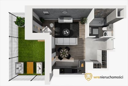 mieszkanie na sprzedaż 32m2 mieszkanie Wrocław, Kleczków, Władysława Reymonta