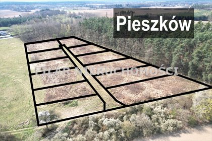 działka na sprzedaż 1073m2 działka Pieszków