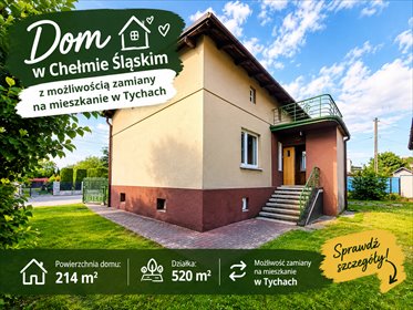 Do sprzedania dom 214 m² z potencjałem adaptacji w Chełmie Śląskim dom Chełm Śląski, Odrodzenia