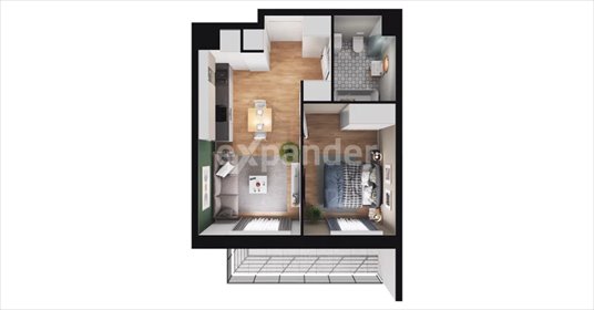 mieszkanie na sprzedaż 34m2 mieszkanie Lublin, Węglin, Jemiołuszki