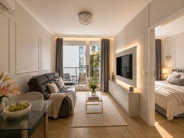 Na wynajem luksusowe 41 m² z prywatnym rooftopem w centrum Warszawy mieszkanie Warszawa, Śródmieście, Chmielna