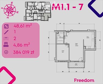 mieszkanie na sprzedaż 49m2 mieszkanie Bonin