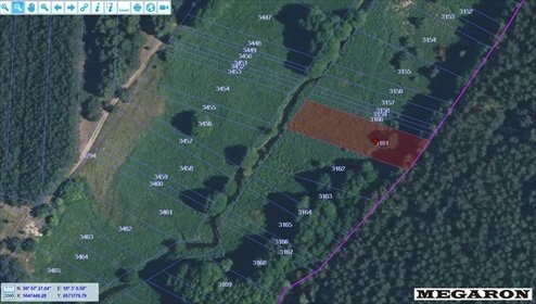 działka na sprzedaż 1254m2 działka Ostrowy nad Okszą