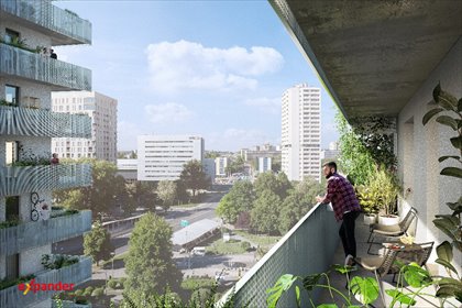 Nowoczesne 38 m² z dużym balkonem w centrum Katowic. mieszkanie Katowice, ks. Piotra Skargi