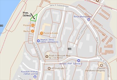 Działka inwestycyjna na sprzedaż Grudziądz, Rządz 509m2 Foto 2