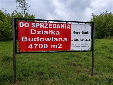 Działka 4700 m² pod zabudowę mieszkaniową w Błoniu działka Błonie, Piaskowa