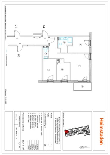 mieszkanie na sprzedaż 65m2 mieszkanie Warszawa, Włochy, Wschodu Słońca