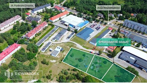 działka na sprzedaż 5481m2 działka Borne Sulinowo, Wojska Polskiego