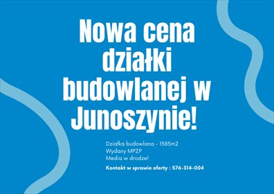 działka na sprzedaż 1585m2 działka Jantar