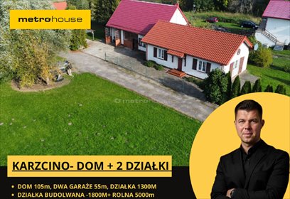 dom na sprzedaż 105m2 dom Karzcino