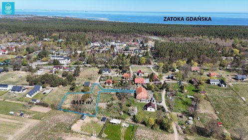 Polecam działkę 3412 m² w Mikoszewie z MPZP i mediami działka Mikoszewo, Leśna