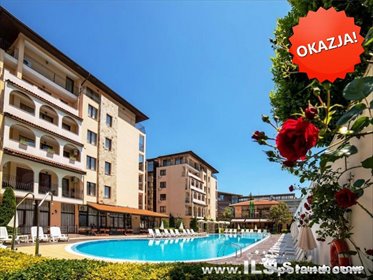 Apartament 3-pokojowy z widokiem na basen - polecam! mieszkanie Słoneczny Brzeg Rose Village, ROSE VILLAGE