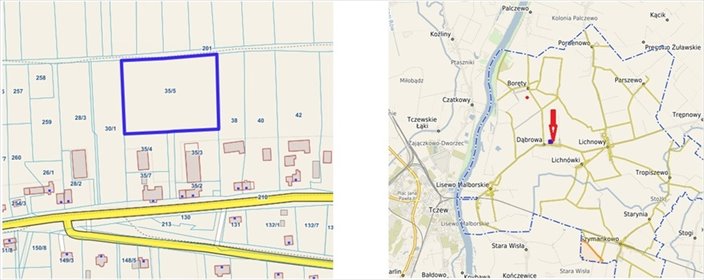 Działka 10200 m² w Dąbrowie – atrakcyjna oferta przetargowa działka Dąbrowa