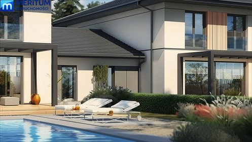 Na sprzedaż nowoczesny dom bliźniak 158 m² z garażem i dużą działką dom Szczęsne