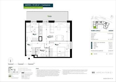 mieszkanie na sprzedaż 57m2 mieszkanie Warszawa, Włochy, Wschodu Słońca