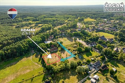 Działka 1201 m² w Żaganiu - zapraszam działka Żagań, Wiejska