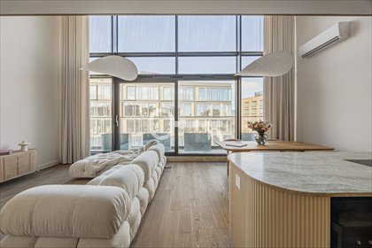Ekskluzywny duplex 174 m² z panoramicznym przeszkleniem mieszkanie Warszawa, Śródmieście Powiśle, Zajęcza