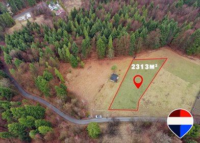 Działka 2313 m² z mediami, widoki na Babią Górę działka Koszarawa