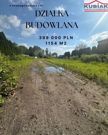 Działka budowlana 1154 m² w spokojnej okolicy Domaniewka - polecam! działka Domaniewek