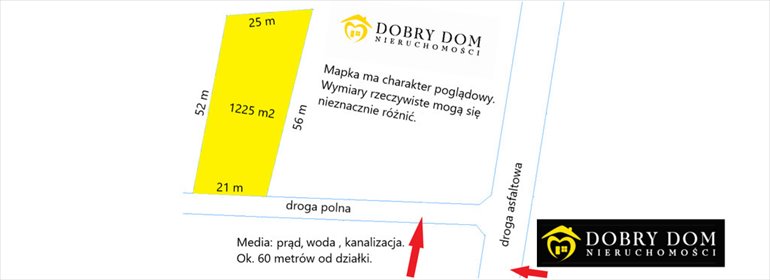 działka na sprzedaż 1225m2 działka Brańsk
