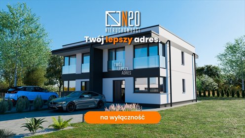 Nowoczesny bliźniak z tarasem i ogrodem w standardzie premium dom Zakrzów, Brzozowa