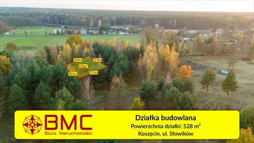działka na sprzedaż 529m2 działka Koszęcin, Słowików