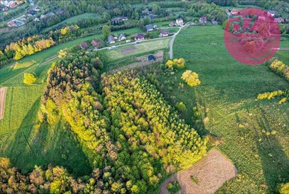 Działka rolna 1,25 ha z widokiem na góry - plan budowlany działka Mystków